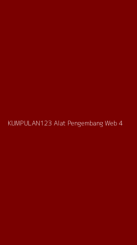 Tampilan Antarmuka Aplikasi Kumpulan123 Alat Pengembang Web - 4