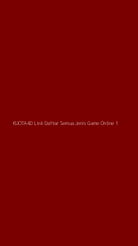 Tampilan Antarmuka Aplikasi Kuota4d Link Daftar Semua Jenis Game Online - 1