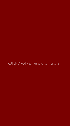 Tampilan Antarmuka Aplikasi Kutu4d Aplikasi Pendidikan Lite - 3