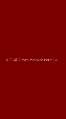 Tampilan Antarmuka Aplikasi Kutu4d Resep Masakan Harian - 4