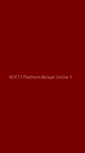 Tampilan Antarmuka Aplikasi Kuy77 Platform Belajar Online - 1