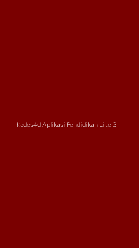 Tampilan Antarmuka Aplikasi Kades4d Aplikasi Pendidikan Lite - 3