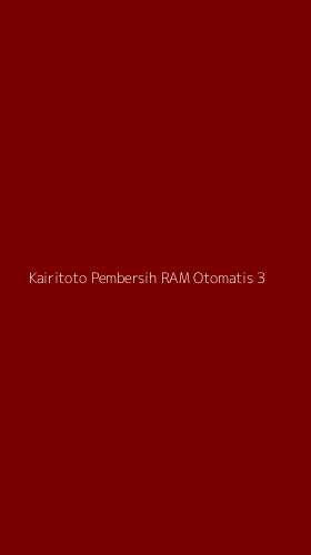 Tampilan Antarmuka Aplikasi Kairitoto Pembersih Ram Otomatis - 3
