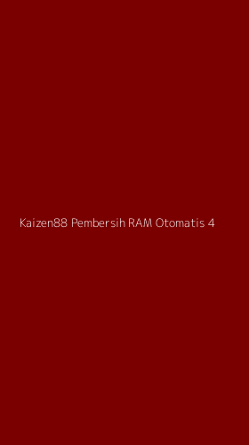 Tampilan Antarmuka Aplikasi Kaizen88 Pembersih Ram Otomatis - 4