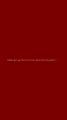 Tampilan Antarmuka Aplikasi Kakaktogel Login Portal Informasi Game Online Terupdate - 1