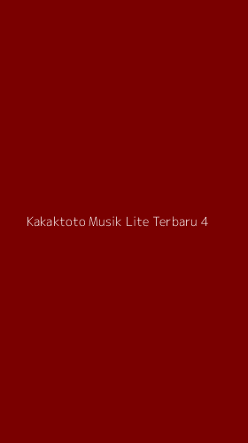Tampilan Antarmuka Aplikasi Kakaktoto Musik Lite Terbaru - 4