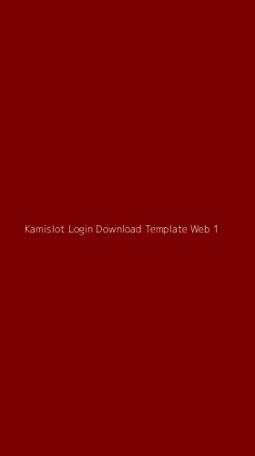 Tampilan Antarmuka Aplikasi Kamislot Login Download Template Web - 1