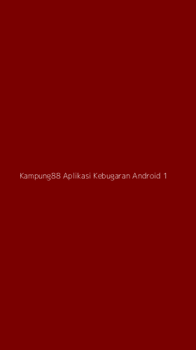 Tampilan Antarmuka Aplikasi Kampung88 Aplikasi Kebugaran Android - 1