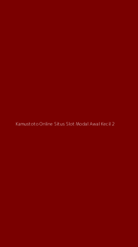 Tampilan Antarmuka Aplikasi Kamustoto Online Situs Slot Modal Awal Kecil - 2