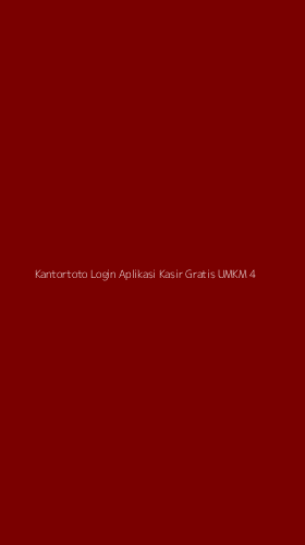 Tampilan Antarmuka Aplikasi Kantortoto Login Aplikasi Kasir Gratis Umkm - 4