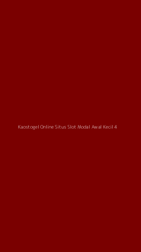 Tampilan Antarmuka Aplikasi Kaostogel Online Situs Slot Modal Awal Kecil - 4