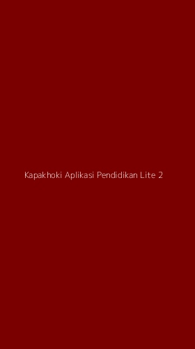 Tampilan Antarmuka Aplikasi Kapakhoki Aplikasi Pendidikan Lite - 2