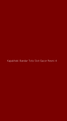 Tampilan Antarmuka Aplikasi Kapakhoki Bandar Toto Slot Gacor Resmi - 4