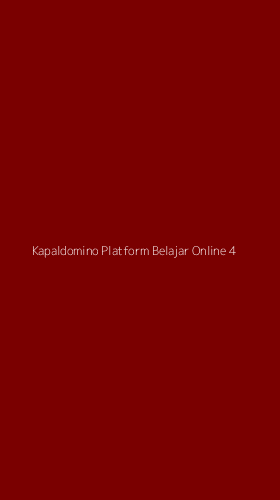 Tampilan Antarmuka Aplikasi Kapaldomino Platform Belajar Online - 4