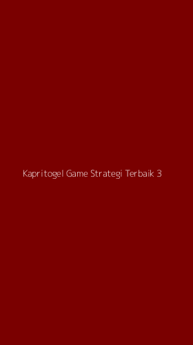 Tampilan Antarmuka Aplikasi Kapritogel Game Strategi Terbaik - 3