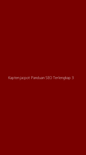 Tampilan Antarmuka Aplikasi Kaptenjacpot Panduan Seo Terlengkap - 3