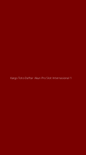Tampilan Antarmuka Aplikasi Kargo Toto Daftar Akun Pro Slot Internasional - 1