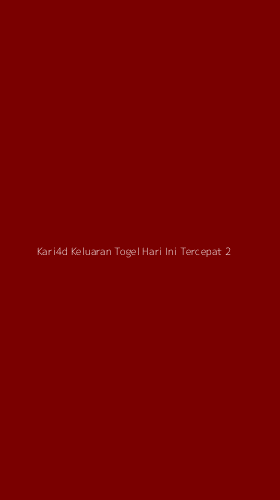 Tampilan Antarmuka Aplikasi Kari4d Keluaran Togel Hari Ini Tercepat - 2