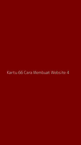 Tampilan Antarmuka Aplikasi Kartu 66 Cara Membuat Website - 4