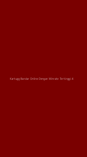 Tampilan Antarmuka Aplikasi Kartugg Bandar Online Dengan Winrate Tertinggi - 4