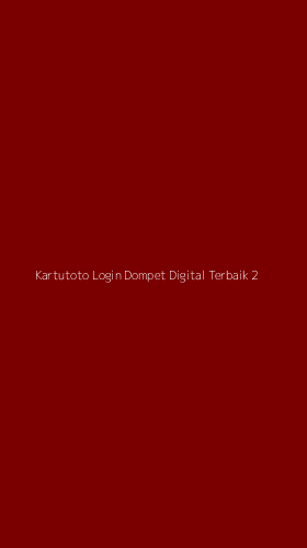 Tampilan Antarmuka Aplikasi Kartutoto Login Dompet Digital Terbaik - 2