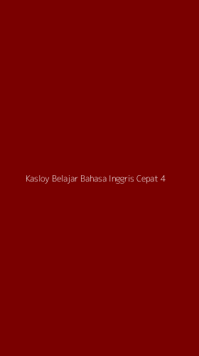 Tampilan Antarmuka Aplikasi Kasloy Belajar Bahasa Inggris Cepat - 4
