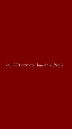 Tampilan Antarmuka Aplikasi Kawi77 Download Template Web - 3