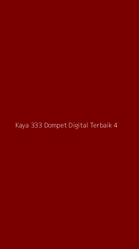 Tampilan Antarmuka Aplikasi Kaya 333 Dompet Digital Terbaik - 4