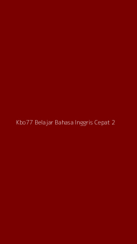 Tampilan Antarmuka Aplikasi Kbo77 Belajar Bahasa Inggris Cepat - 2