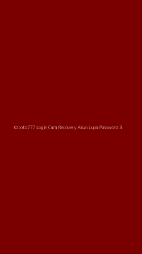 Tampilan Antarmuka Aplikasi Kdtoto777 Login Cara Recovery Akun Lupa Password - 3