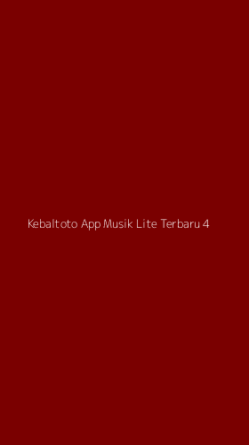 Tampilan Antarmuka Aplikasi Kebaltoto App Musik Lite Terbaru - 4