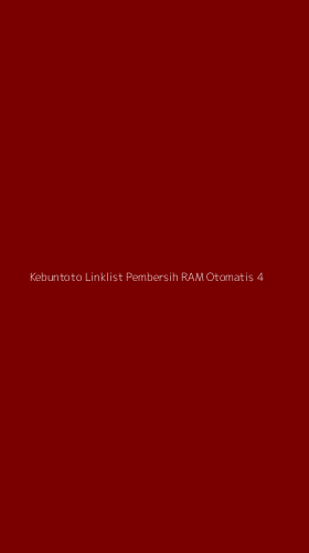 Tampilan Antarmuka Aplikasi Kebuntoto Linklist Pembersih Ram Otomatis - 4