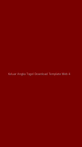 Tampilan Antarmuka Aplikasi Keluar Angka Togel Download Template Web - 4