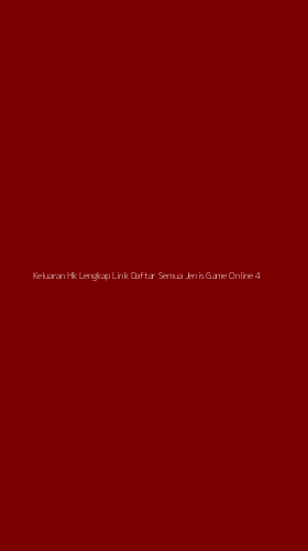 Tampilan Antarmuka Aplikasi Keluaran Hk Lengkap Link Daftar Semua Jenis Game Online - 4