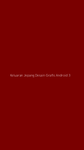 Tampilan Antarmuka Aplikasi Keluaran Jepang Desain Grafis Android - 3