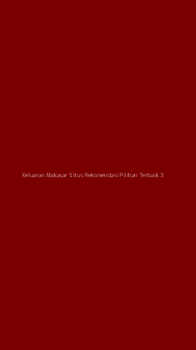 Tampilan Antarmuka Aplikasi Keluaran Makasar Situs Rekomendasi Pilihan Terbaik - 3
