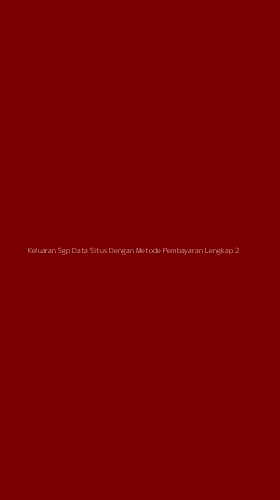 Tampilan Antarmuka Aplikasi Keluaran Sgp Data Situs Dengan Metode Pembayaran Lengkap - 2