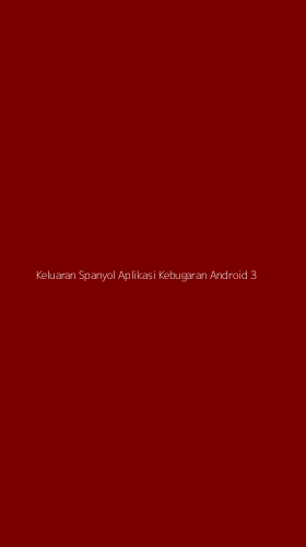 Tampilan Antarmuka Aplikasi Keluaran Spanyol Aplikasi Kebugaran Android - 3