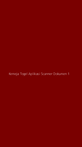 Tampilan Antarmuka Aplikasi Kemeja Togel Aplikasi Scanner Dokumen - 1