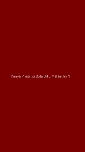 Tampilan Antarmuka Aplikasi Kenya Prediksi Bola Jitu Malam Ini - 1