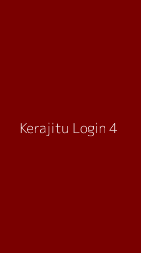 Tampilan Antarmuka Aplikasi Kerajitu Login - 4