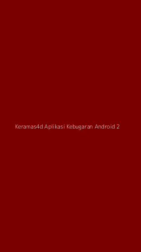 Tampilan Antarmuka Aplikasi Keramas4d Aplikasi Kebugaran Android - 2