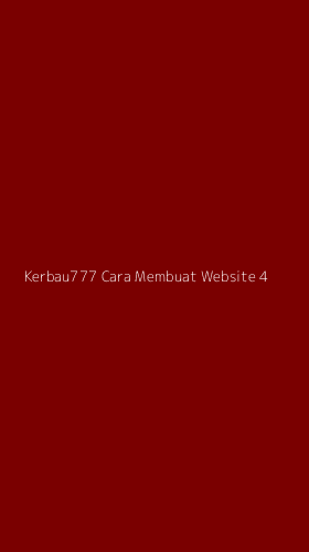 Tampilan Antarmuka Aplikasi Kerbau777 Cara Membuat Website - 4