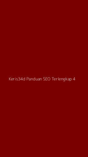 Tampilan Antarmuka Aplikasi Keris34d Panduan Seo Terlengkap - 4