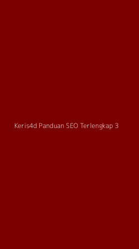 Tampilan Antarmuka Aplikasi Keris4d Panduan Seo Terlengkap - 3