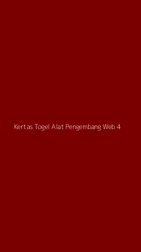 Tampilan Antarmuka Aplikasi Kertas Togel Alat Pengembang Web - 4