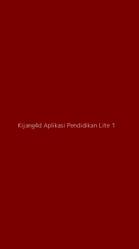 Tampilan Antarmuka Aplikasi Kijang4d Aplikasi Pendidikan Lite - 1