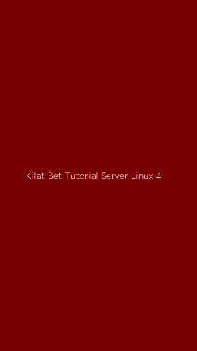 Tampilan Antarmuka Aplikasi Kilat Bet Tutorial Server Linux - 4