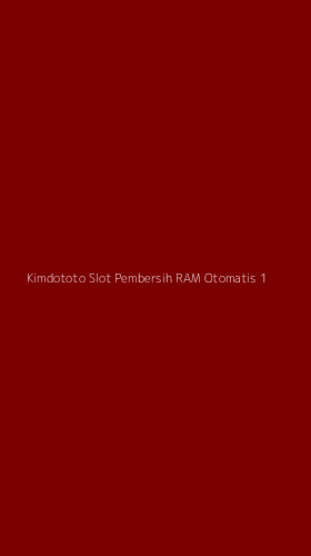 Tampilan Antarmuka Aplikasi Kimdototo Slot Pembersih Ram Otomatis - 1