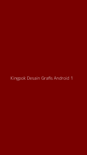 Tampilan Antarmuka Aplikasi Kingpok Desain Grafis Android - 1